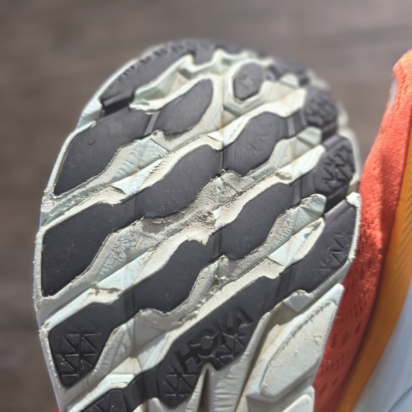 Hoka Clifton 8 Orange Blue Running Shoes Mens Sz 12 main image 8